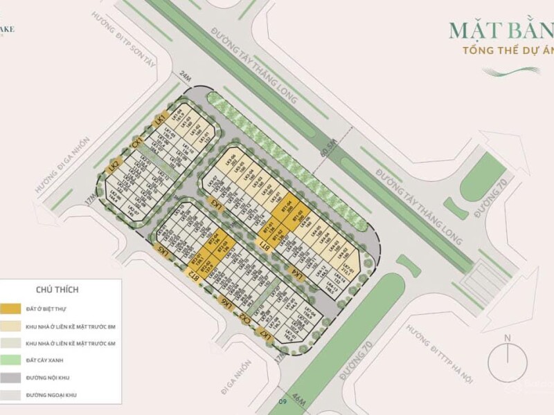 Dự án Jade Lake Residence (Khu nhà ở cao cấp Vạn Thuận - Tây Thăng Long)