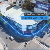 Bán Nhà Góc 2 mặt tiền Đường Nguyễn Văn Trỗi, Phường 17, Phú Nhuận CTXD 3 Hầm 16 Tầng